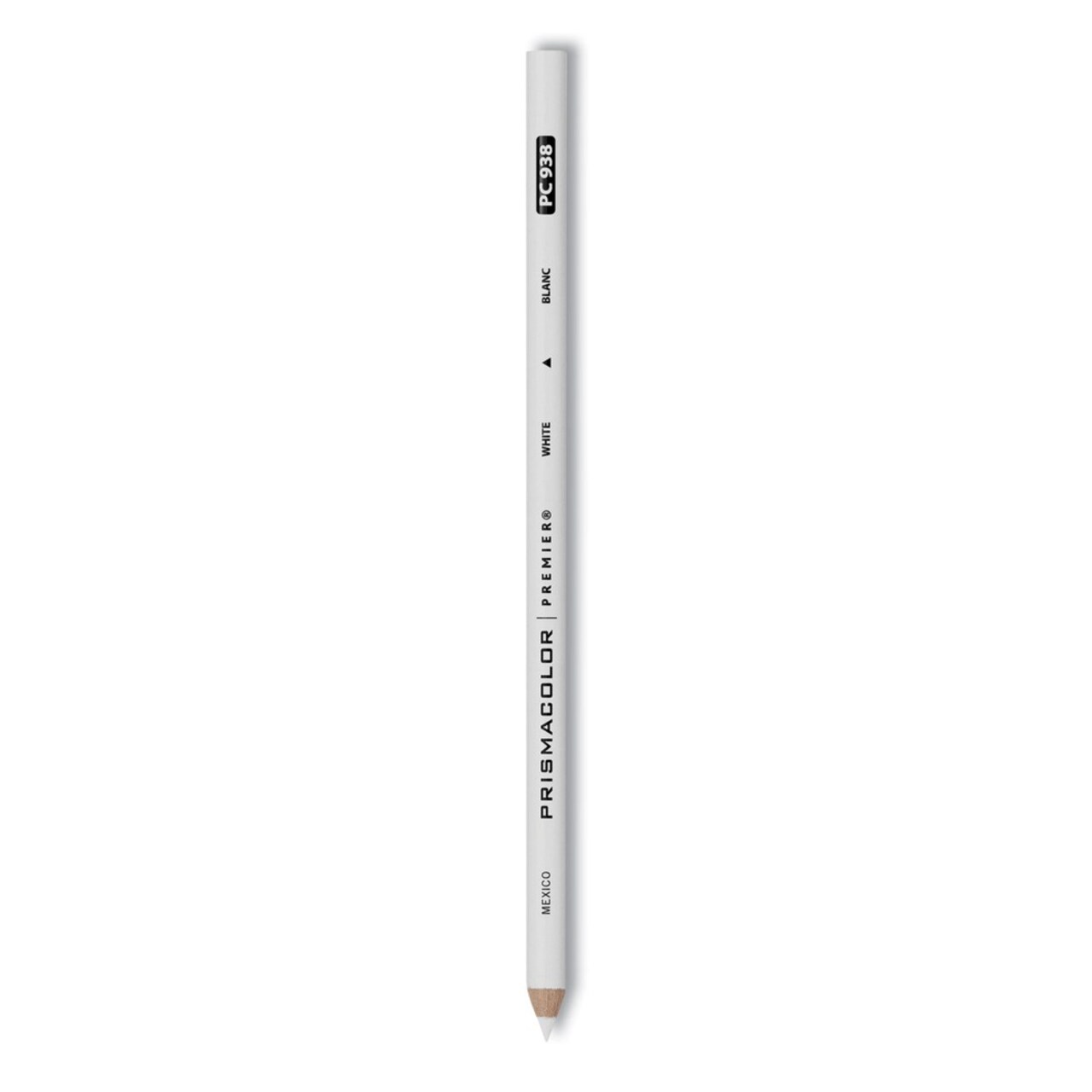 Prismacolor 3 mm 2B Premier Colored Pencil - White Lead/White Barrel (1-Dozen)